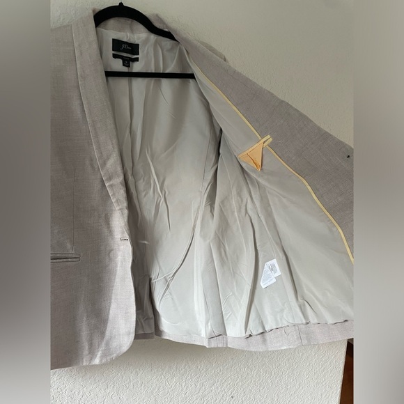 J. Crew Parke Linen Blend Blazer Size 14 - Picture 8 of 11